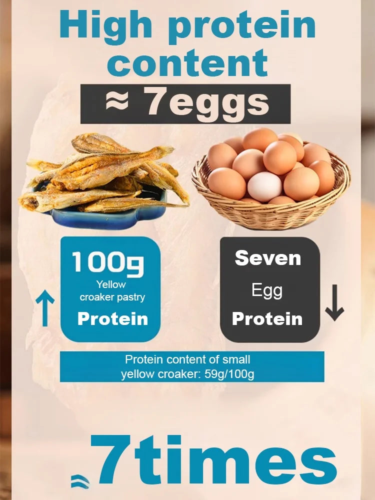 High-protein ready-to-eat deep-sea fish crisps-Paul