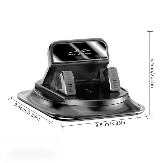 Car phone holder 360 degree rotation, suitablefor car navigation in-car dashboard, horizontaland vertica screen adjustment angle,suctioncup fixed non-slip mobile phone holdersuitable for iPhone and Android-8WX