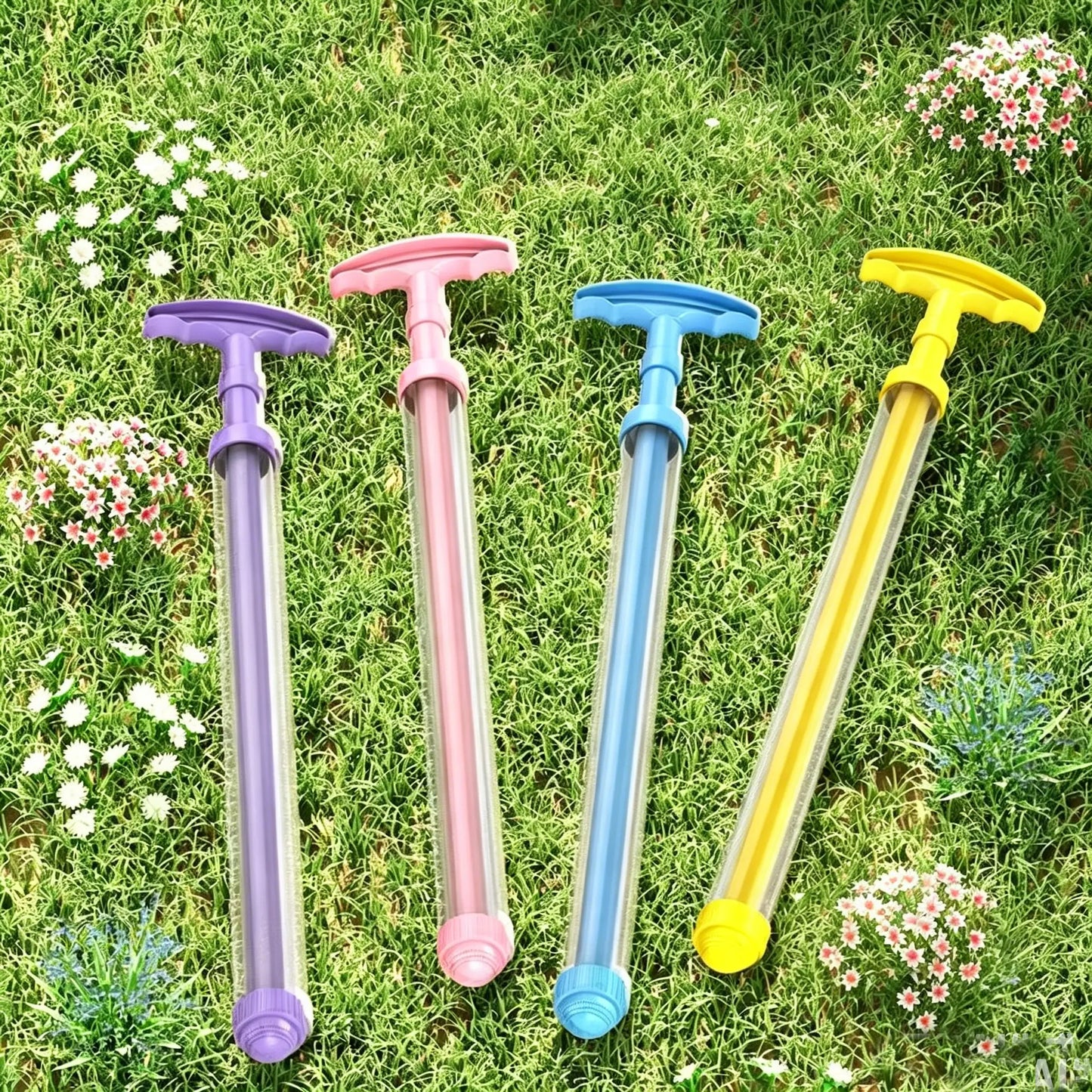 Expandable water gun, pink water gun, summer outdoor pool and beach water fight party toy-8WX