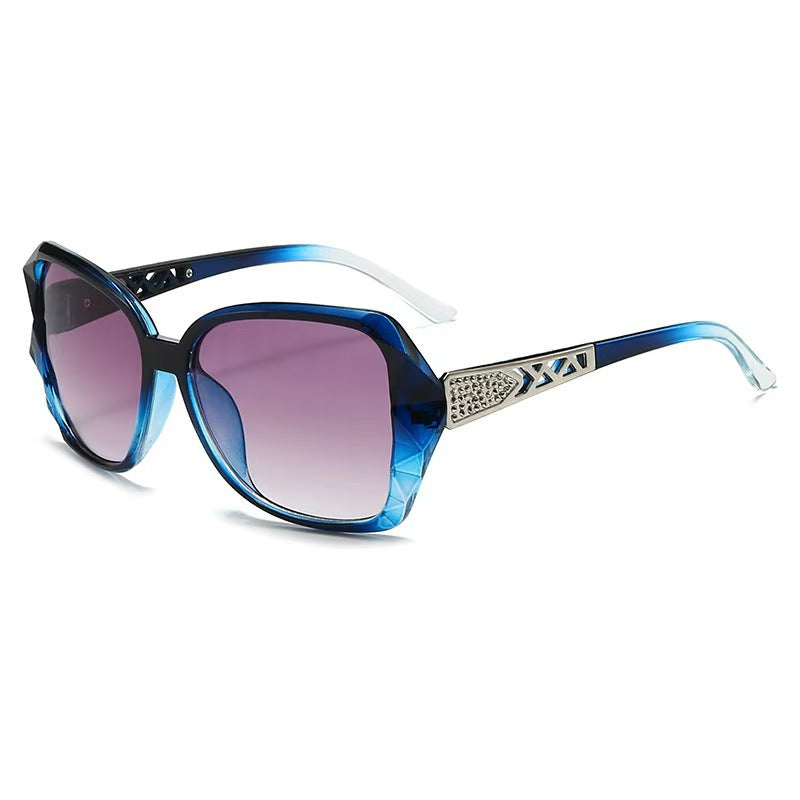 Summer Sun Protection Sunglasses Set | Classic Millennial Retro Elegant Style | Oversized Hollow Temple Fashion Glasses | UV Protection Trendy Sunglasses for Beach, Vacation, Daily Street Style & Summer Outdoor Looks-8WX