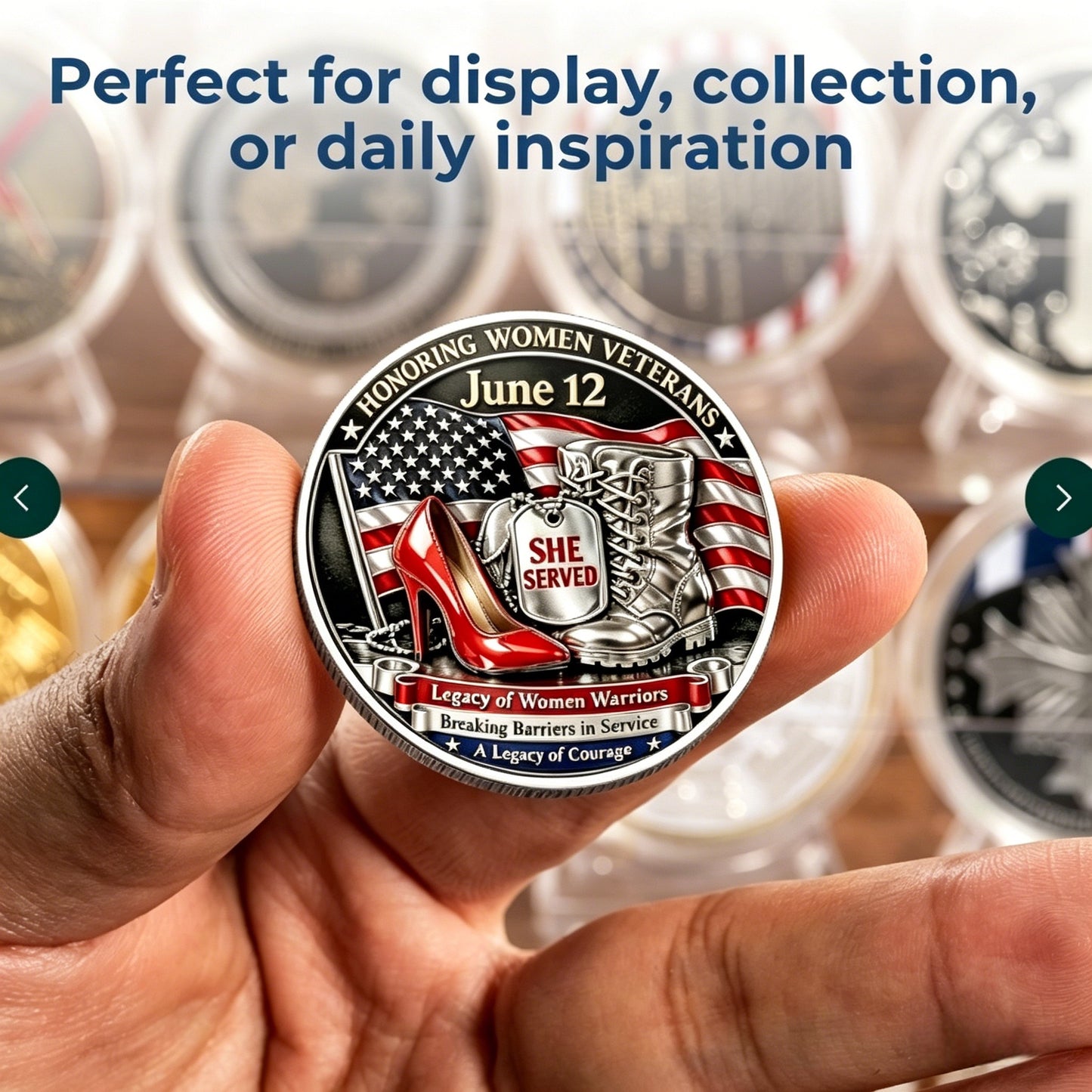 đ„Last Day 50% OFFđ„Women Veterans Day Commemorative Coin-LIN