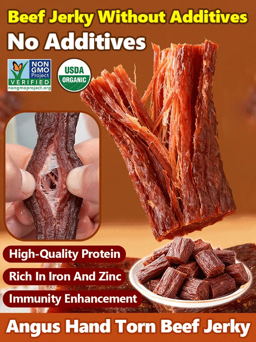 Pure Angus Beef Jerky – Healthy Snack for Work, Travel & Fitness-8WX