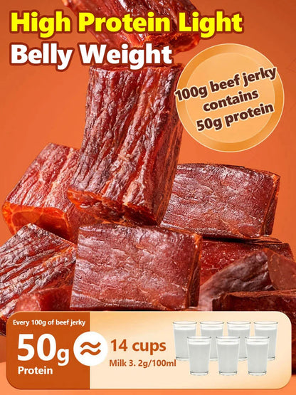 Pure Angus Beef Jerky – Healthy Snack for Work, Travel & Fitness-8WX