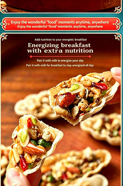 💖🎁Australian Nut Boat Cookies🎁💖, Mixed Nuts Filled Crispy Pastry, Popular Snack-LIN