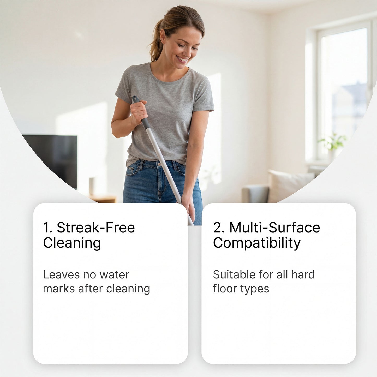 Jakehoe SOPAMI Floor Cleaning Tablets - Safe for Wood Tile Marble Quick Dry No Residue-ZQ