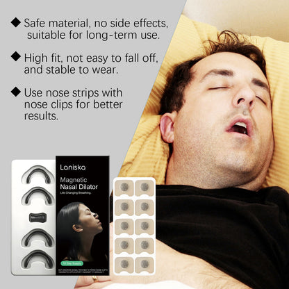 🌬️Intake Breathing Starter Kit,Our research-backed magnetic nasal dilator widens nasal passages, reduces mouth breathing, and improves your breath.Breathe better with Intake! -LIN