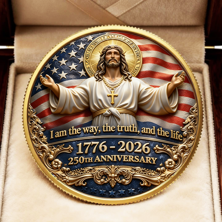 🏆LAST DAY 60% OFF - ✝️ Faith & Freedom Anniversary Coin-LIN
