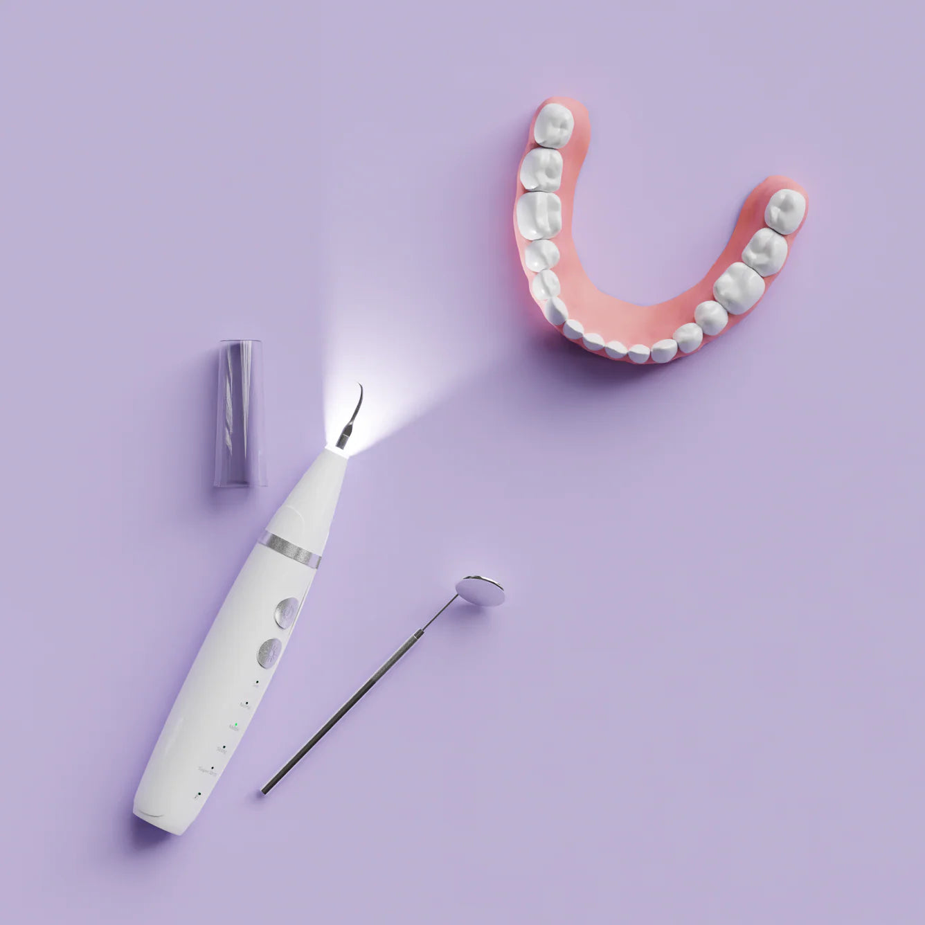 Ultrasonic Plaque & Tartar Remover for Teeth with Water Spray – Rechargeable Dental Scaler with LED Light, 5 Adjustable Modes, Cordless Electric Tooth Cleaner Kit for Calculus Removal & Oral Hygiene-AJZ