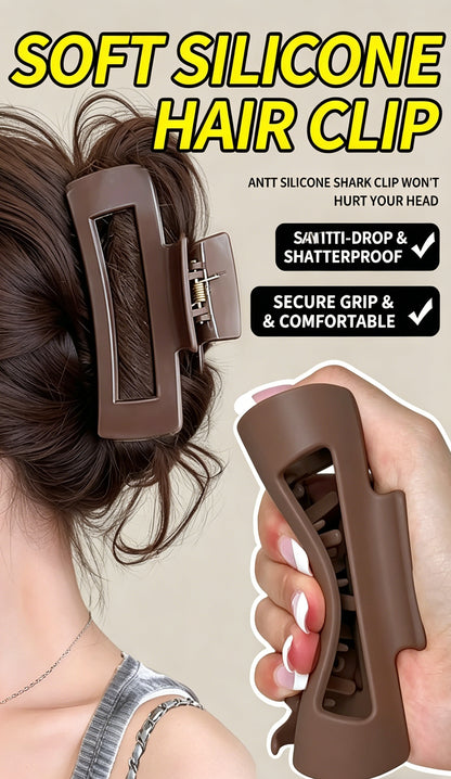 Soft Silicone Anti-Slip Hair Grips, New Design Durable Non-Breakable Styling Accessories-LIN