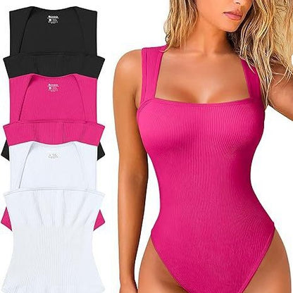 ✨Sleeveless Tummy Control Tank Tops Bodysuits - Coffee / S / ⚡Super fast delivery ⚡On Sale & Quick Ship-ZQ
