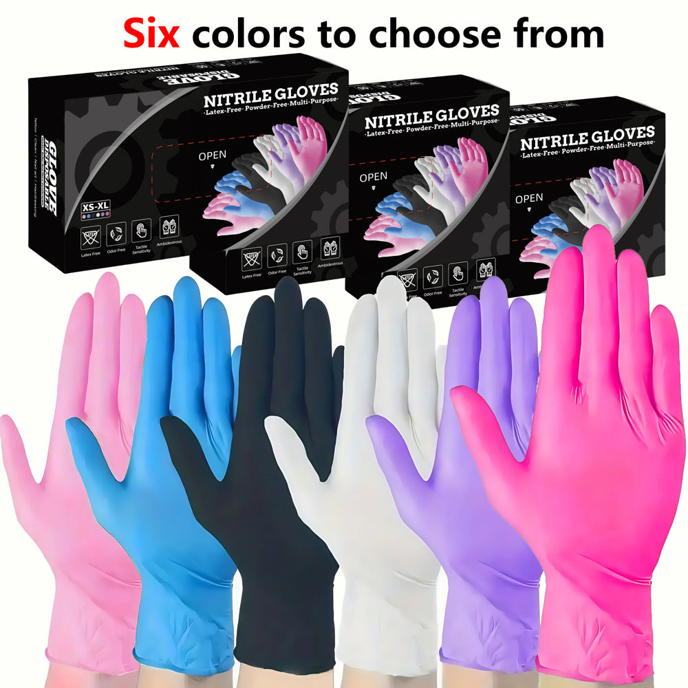 ⚡Today's Flash Sale 50% off🎁MultiGuard™ Nitrile Pro Gloves – Heavy Duty, Slip & Stain Resistant, Scratch Resistant