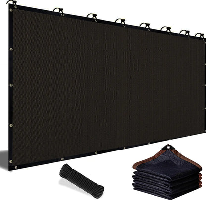 90% Blackout Cloth (Black) - 10 x 13ft UV-Resistant Shade Net with Reinforced Rivets, Suitable for Outdoor Adventures / Camping / Garden / Patio / Greenhouse.Mesh Shade Cloth-8ZP