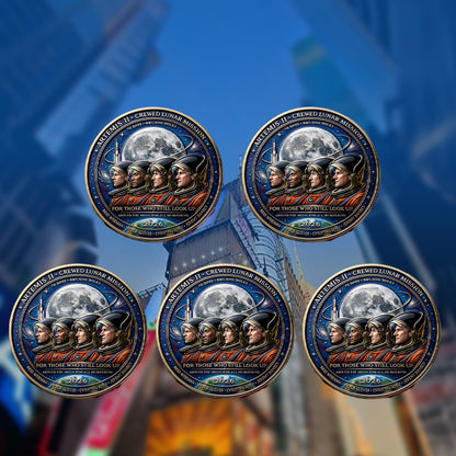 👩🏻‍🚀A TRIBUTE TO THE EXPLORERS - 🚀Artemis II Lunar Legacy Commemorative Coin🌙-HS