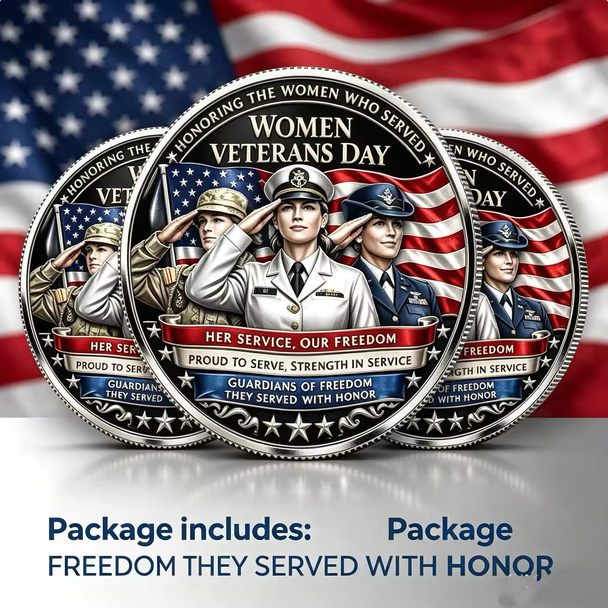 🔥Last Day 50% OFF🔥Women Veterans Day Commemorative Coin-LIN