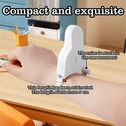 Body Measuring Tape 60 Inch, White,3D Automatic Lock for Accurate Waist/Hip Measurements-8WX