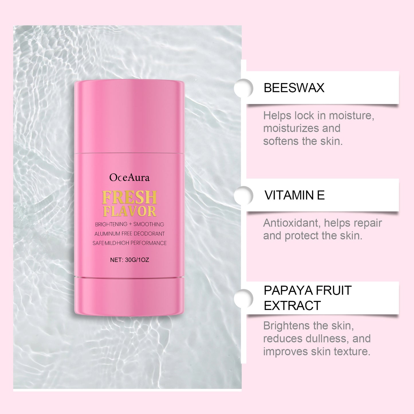 Underarm Cleaning & Deodorizing Stick Long-Lasting Fresh Underarm Cleaning Stick | Gentle Odor Control & Refreshing Care-AJZ