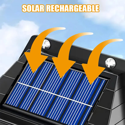 Solar Wall Lights Outdoor Dusk to Dawn Solar Garden Lights Landscape Lighting 3 Lighting Modes Solar Motion Lights Outdoor Wall Mount Light for Outside Patio Fence Yard Garage-8WX