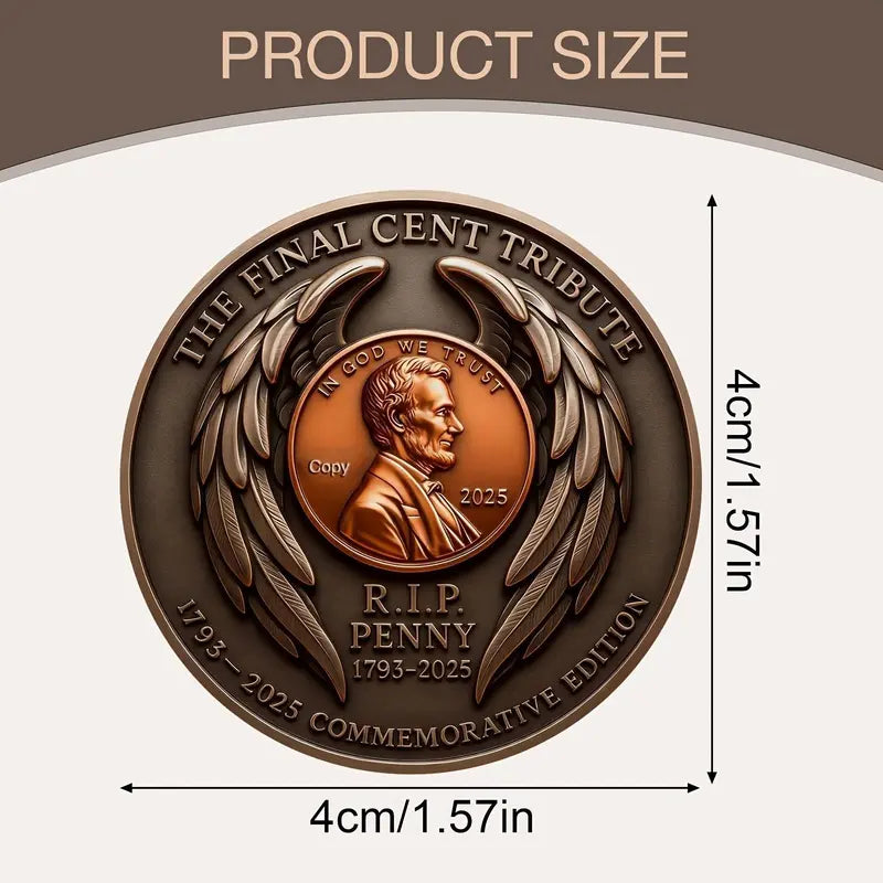 Historical Commemorative Coin, Final Tribute 1909 Last Minute Collectible Token, Usa Souvenir Gift for Collectors & Friends-8WX