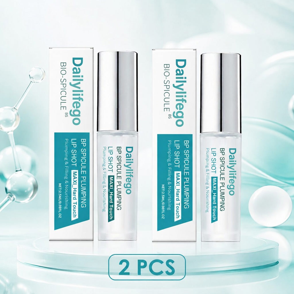 💋Bio-Spicule Lip Plumping Shot-Instant Volume Look • Glass Glow Finish • Nourishing Lip Care-HS