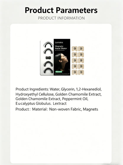 🌬️Intake Breathing Starter Kit,Our research-backed magnetic nasal dilator widens nasal passages, reduces mouth breathing, and improves your breath.Breathe better with Intake! -LIN