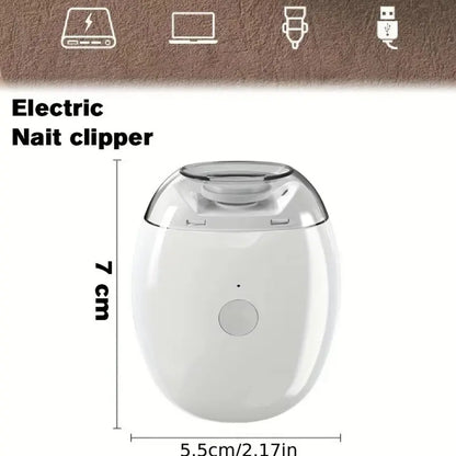 2 in 1 Electric Polishing Automatic Nailclipper, Electric Nail Trimmer with 2Adjustable Speeds, Nail Timmer forseniors, Kids, Adults-11-8WX