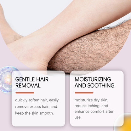 OceAura Body Hair Removal Cream, Gentle Body Hair Removal Hand Hair Leg Hair Cleansing Hair Removal Cream For Men And Women-HS