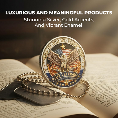 🔥Last Day 50% OFF🔥 250 Years of Freedom Veteran Tribute Coin-AJZ