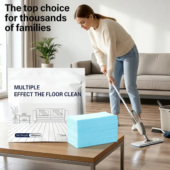 Dirty Floors? Just Drop One Tablet & Mop. Powerful multi-surface cleaning tablets that remove dirt, odors, and grime in minutes-8WX