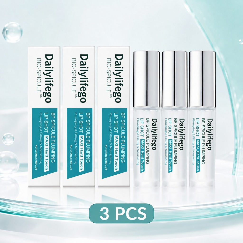 💋Bio-Spicule Lip Plumping Shot-Instant Volume Look • Glass Glow Finish • Nourishing Lip Care-HS