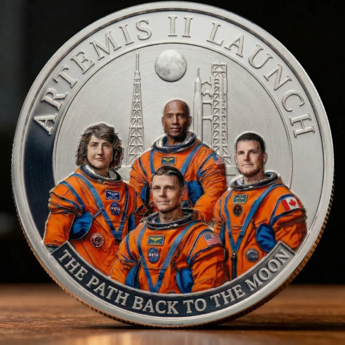 🚀Flash Sale 60% OFF 🌕 Artemis II Lunar Mission Commemorative Coin 🚀🚀-HS