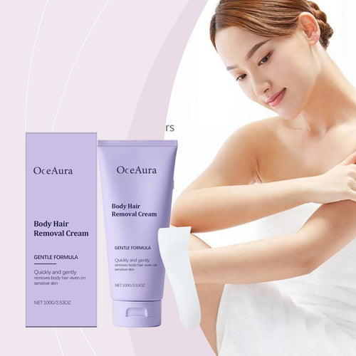 OceAura Body Hair Removal Cream, Gentle Body Hair Removal Hand Hair Leg Hair Cleansing Hair Removal Cream For Men And Women-HS