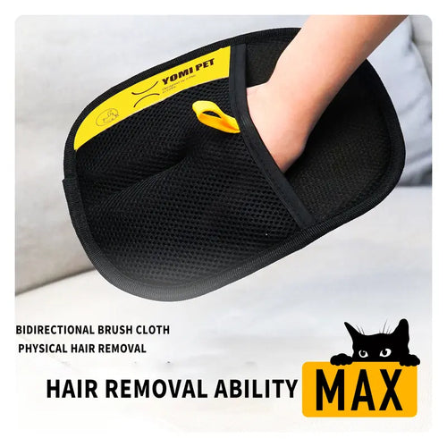 hair remover Electrostatic gloves Two-way brush sticky hair remover Cat hair dog hair glover Grooming Removal Cleaning-AJZ