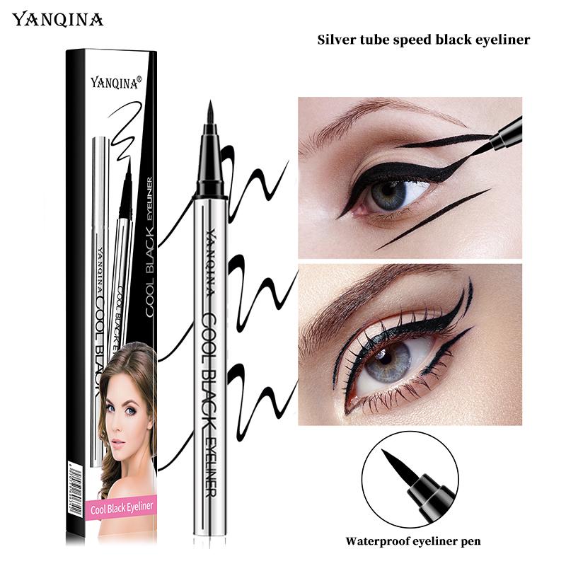 【YANQINA】Long-lasting eyeliner -lightweight, waterproof,vegan,cruelty-free,24-hour smooth application,ultra- creamy and silky smooth texture.-HS
