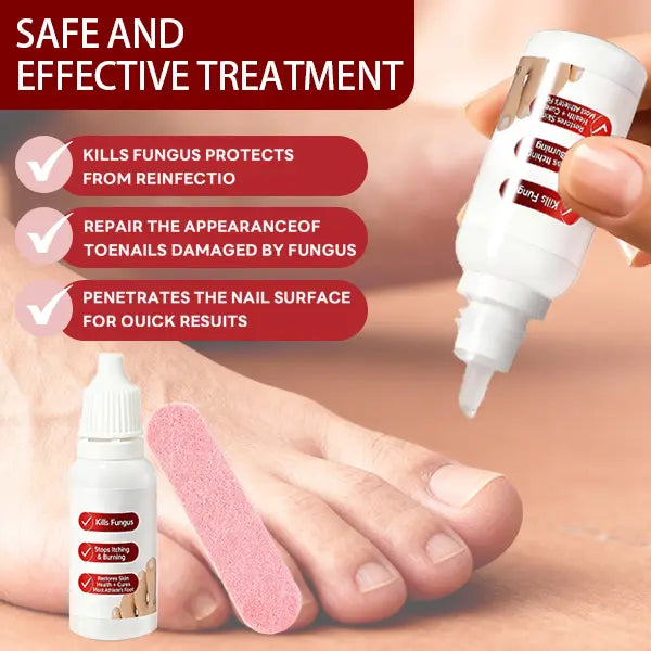 Toenail Fungus Treatment Extra Strength, Antifungal Solution for Toenail or Fingernail, Triple Action Formula for Remove Fungal, Repair and Renewal Damaged Nails-8WX