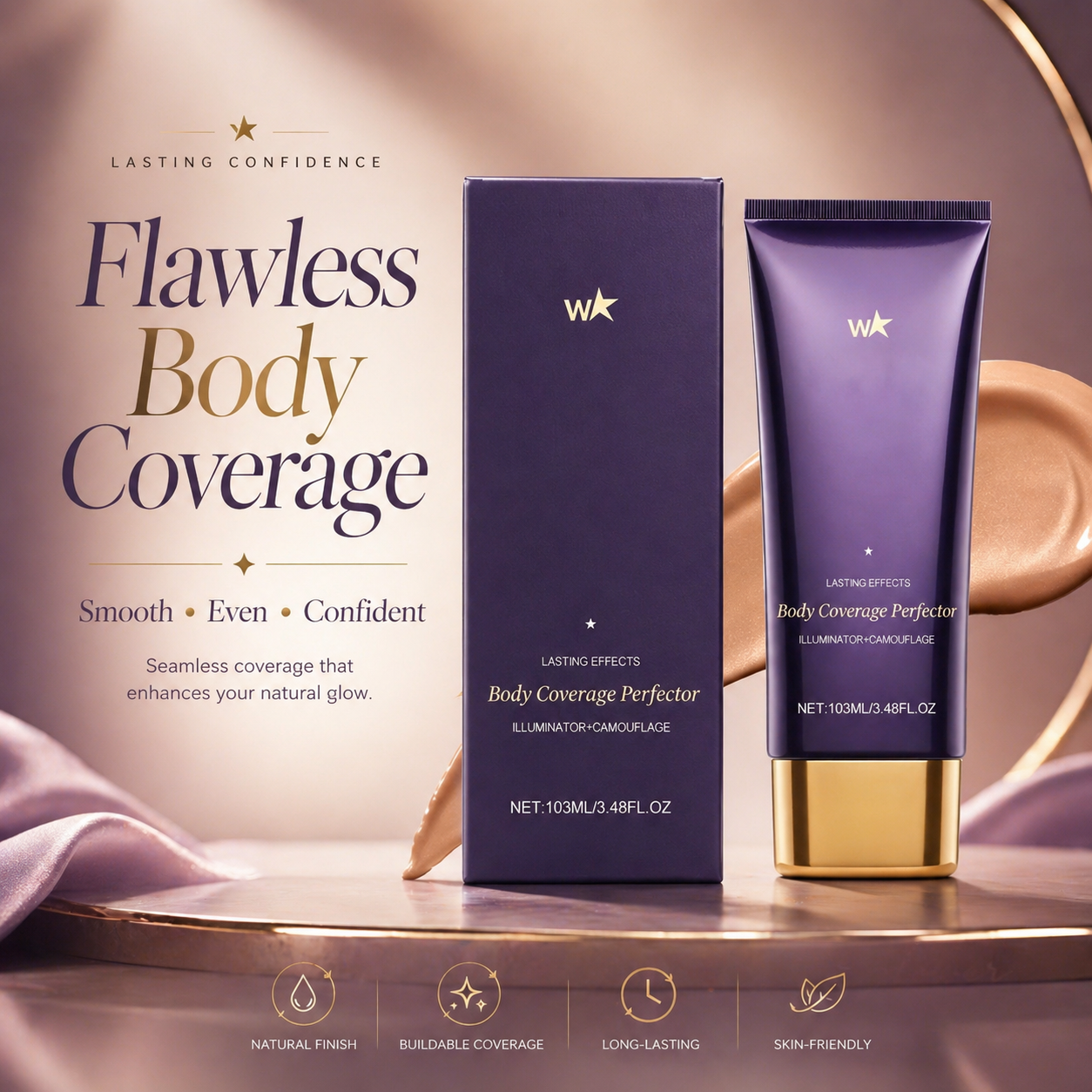 scar cover, spot cover, blood vessel cover, tattoo cover and other blemish coverage products-ZP