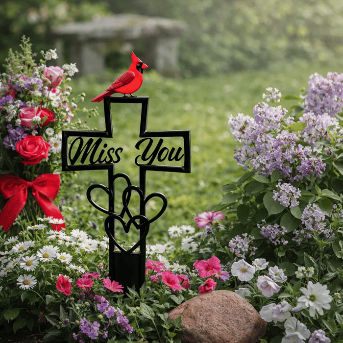🐦LAST DAY 49% OFF -💖Metal Cemetery Memorial Plaque for Remembrance✝️-HS