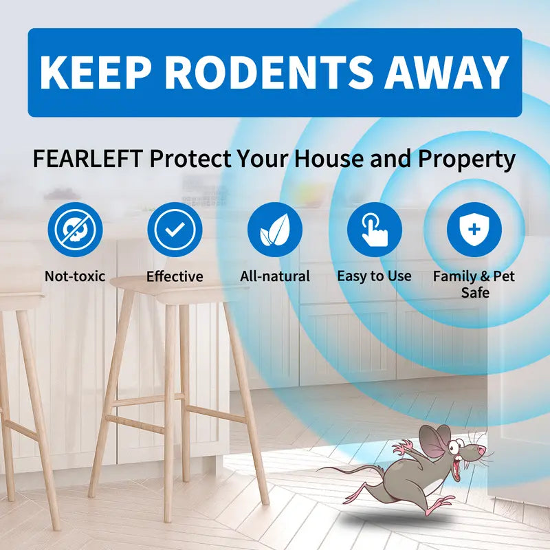 Repellomate Ultrasonic Pest Repeller Plug-In for Home – Electronic Mouse & Insect Control for Mice, Roaches, Spiders & Ants, 3 Modes-8WX