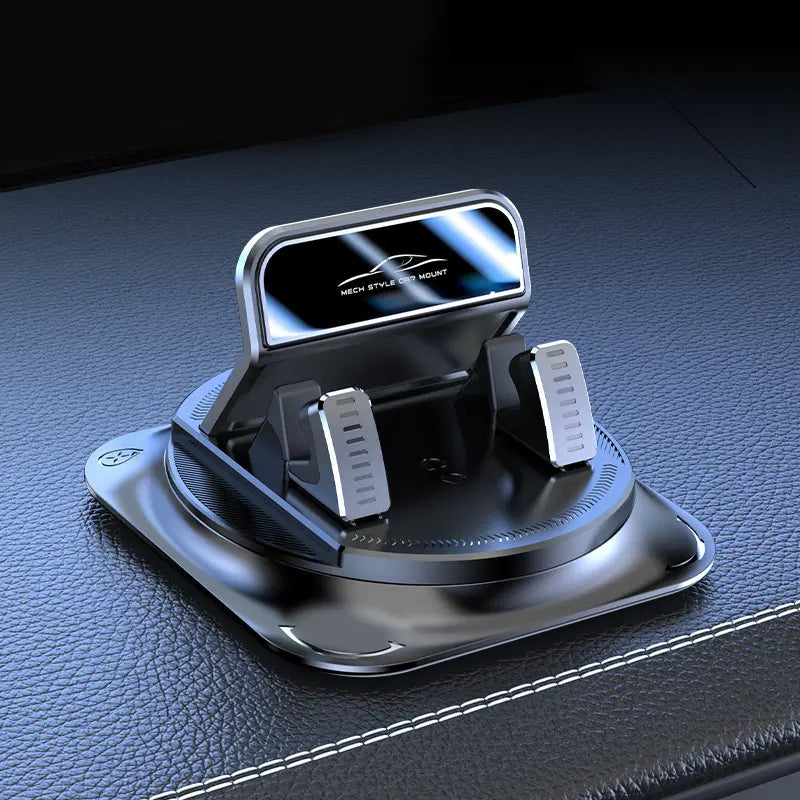 Car phone holder 360 degree rotation, suitablefor car navigation in-car dashboard, horizontaland vertica screen adjustment angle,suctioncup fixed non-slip mobile phone holdersuitable for iPhone and Android-8WX