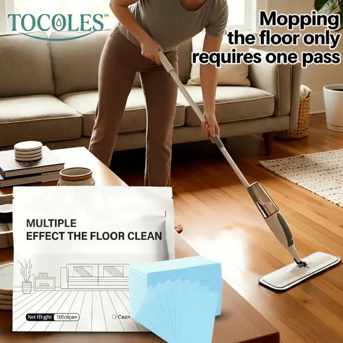 Dirty Floors? Just Drop One Tablet & Mop. Powerful multi-surface cleaning tablets that remove dirt, odors, and grime in minutes-8WX