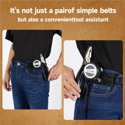 HAILTH Tactical Metal Hook Elastic Belt (Unisex) - Patented No - Buckle Invisible Design | Soft Adjustable Side-8ZP