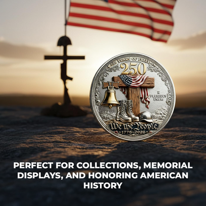 🔥Last Day 50% OFF🔥 250 Years of Freedom Veteran Tribute Coin-AJZ