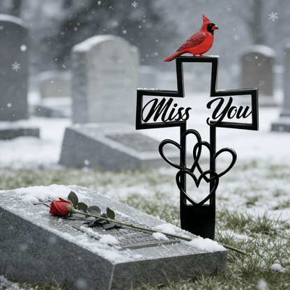🐦LAST DAY 49% OFF -💖Metal Cemetery Memorial Plaque for Remembrance✝️-HS