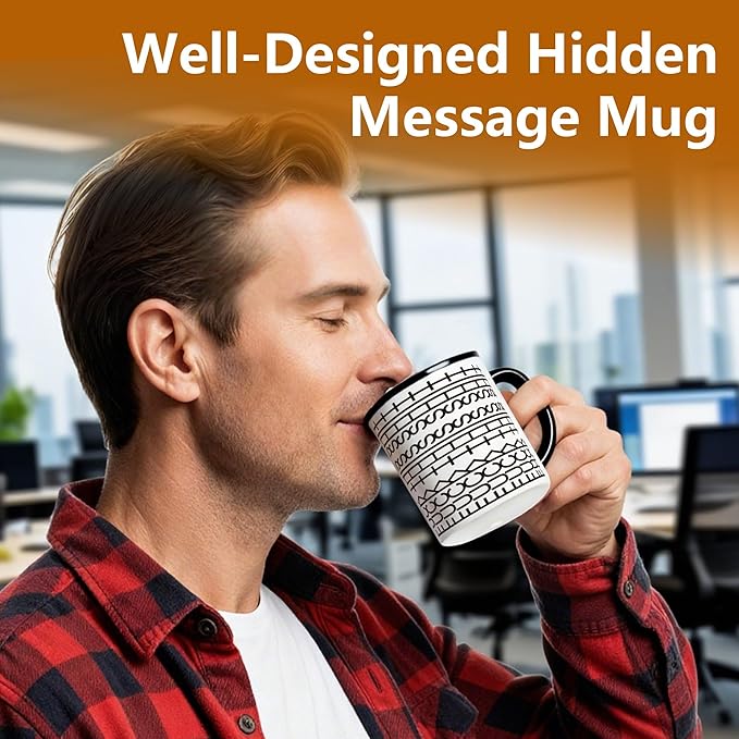 Birthday Gifts for Him Husband Friends Coworkers Boss - Fun 11 Oz Ceramic Fuck This Shit Mug, Funny Coffee Mug, Funny Gag Gift for Men Women Coworkers Friends Sister Brother, Novelty Coffee Mugs-YAO