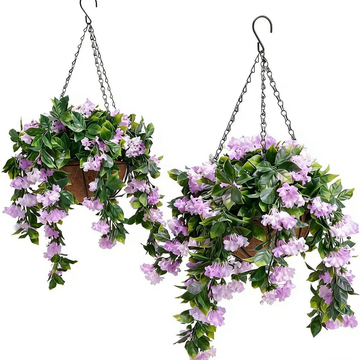 Improvements 15" Faux Crepe Myrtle Hanging Baskets-ZQ