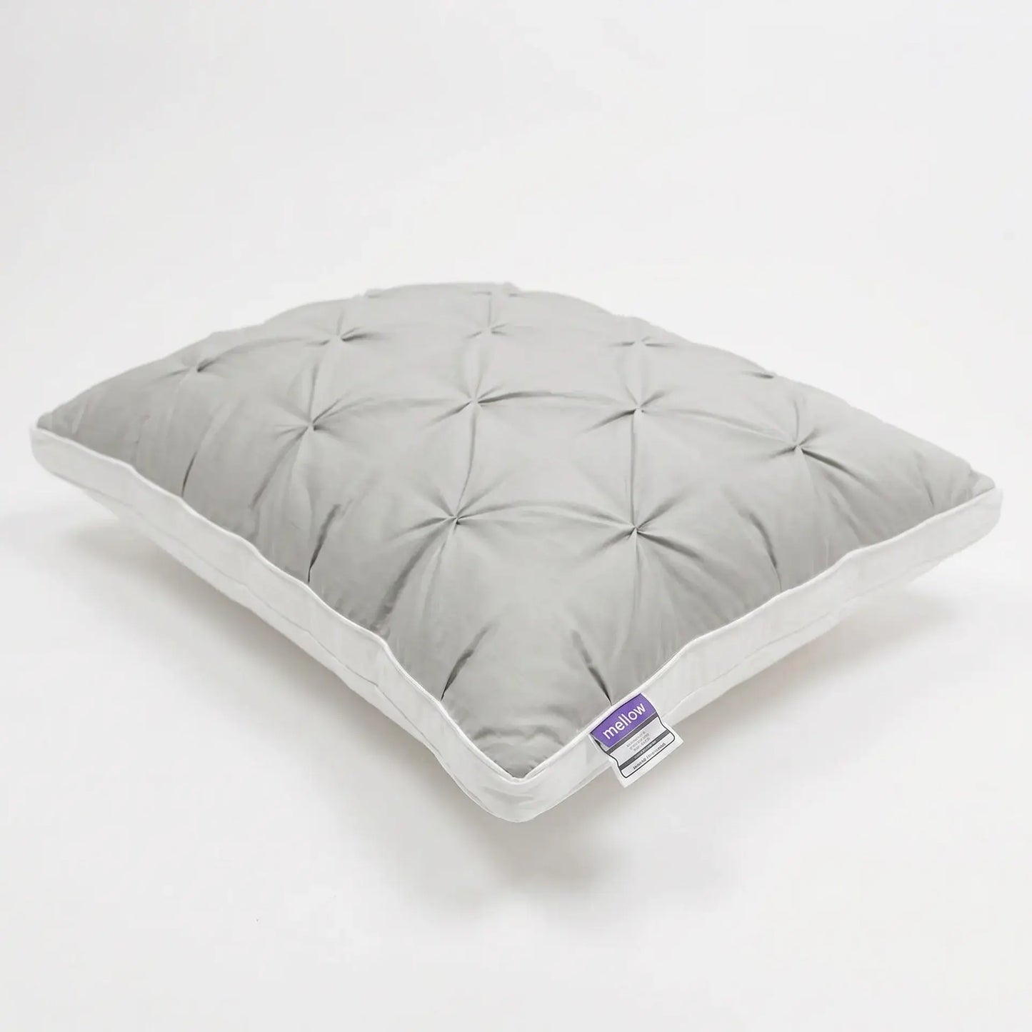 Mellow Sleep | Ploof Pillow – Extra-Fluffy Dual-Layer Pillow, Cloud-Like Soft Plush Bed Pillow with Breathable Support, Never Flat, Neck-Cradling Comfort for Side, Back & Stomach Sleepers, Machine Washable-8WX