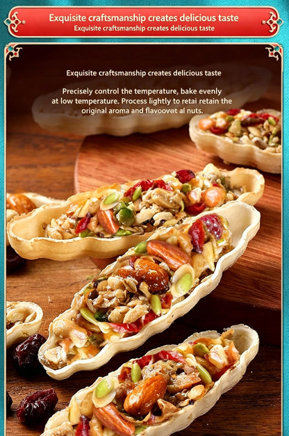 💖🎁Australian Nut Boat Cookies🎁💖, Mixed Nuts Filled Crispy Pastry, Popular Snack-LIN