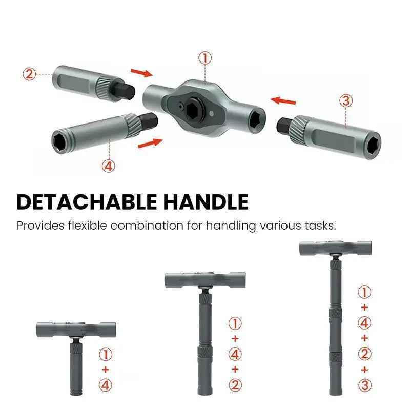 SEESE 24 in 1 DlY Screwdriver Set,1 Set SwitchableScrewdriver Shape Magnetic Screwdriver Set,Compact and Portable Ratchet Screw0driver SetHome Repair Tool Box-8ZP