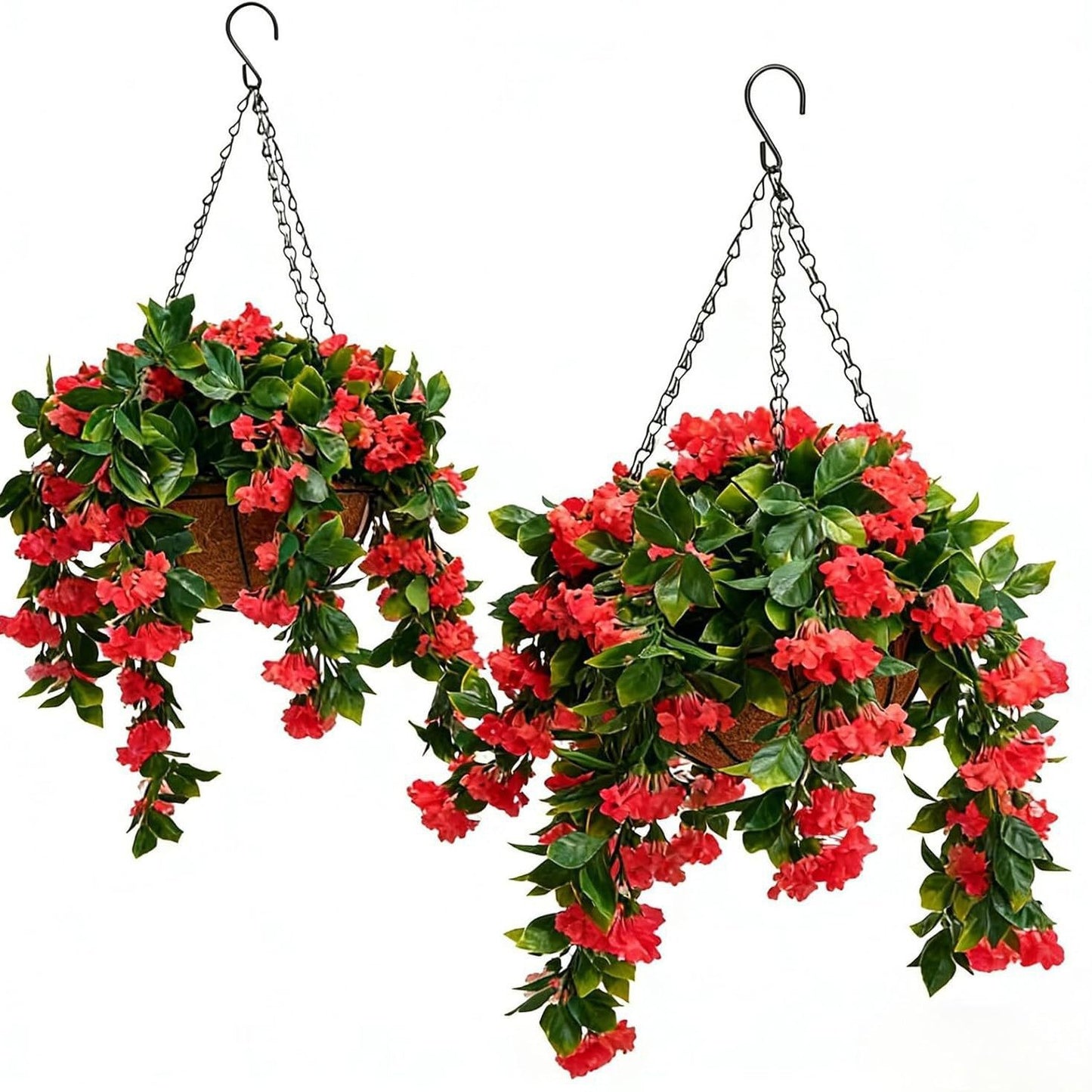 Improvements 15" Faux Crepe Myrtle Hanging Baskets-ZQ