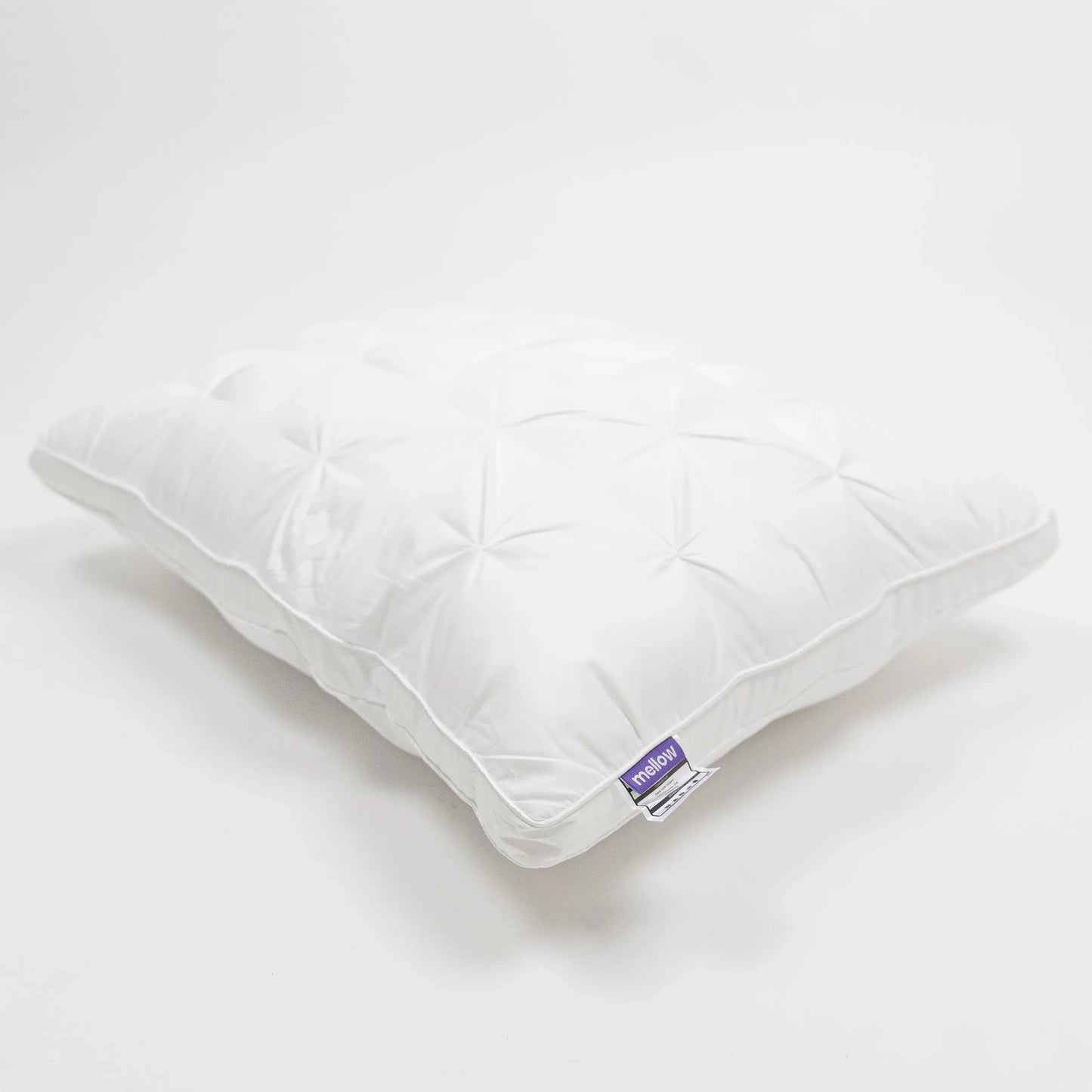 Mellow Sleep | Ploof Pillow – Extra-Fluffy Dual-Layer Pillow, Cloud-Like Soft Plush Bed Pillow with Breathable Support, Never Flat, Neck-Cradling Comfort for Side, Back & Stomach Sleepers, Machine Washable-8WX