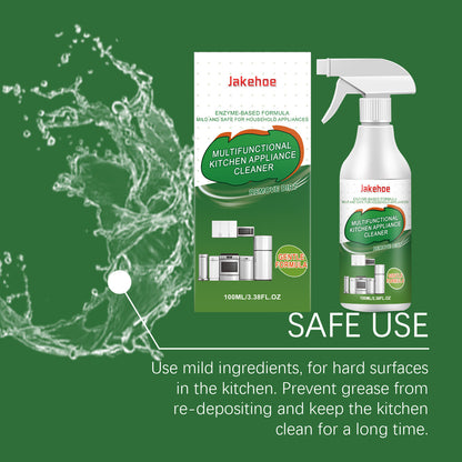 Kitchen Appliance Cleaner, Gentle Oil Stain Remover, Shine Cleaning Agent, Effective Kitchen Appliance Cleanser, Easy-To-Use-LIN
